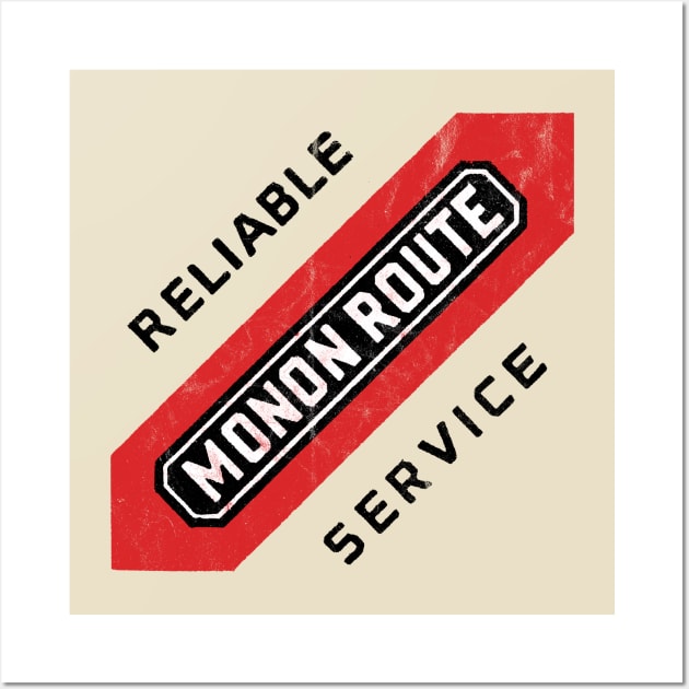 Monon Route Railroad Wall Art by Turboglyde